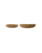 Rattan Schalen Fynn - Klein: Höhe: 6,5cm, Durchmesser: 32cm Groß: Höhe: 9,5cm, Durchmesser: 40cm
